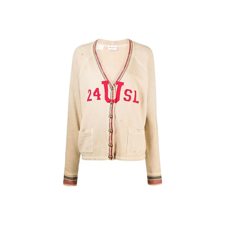 SAINT LAURENT Knitwear Women's Light Brown-0