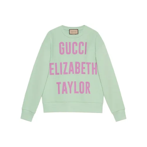 GUCCI Elizabeth Taylor Cotton Sweatshirt