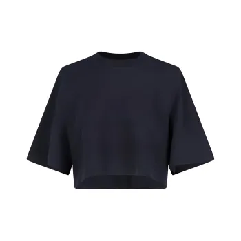 ISABEL MARANT Crewneck Cropped T Shirt