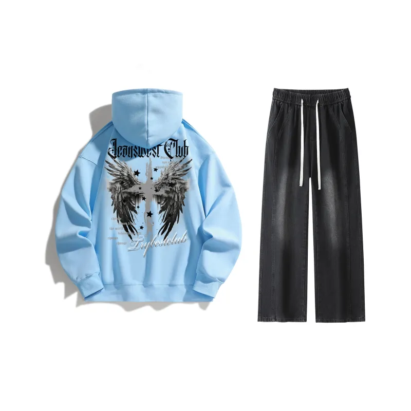 JEANSWEST CLUB Sweatshirt Set Unisex-21