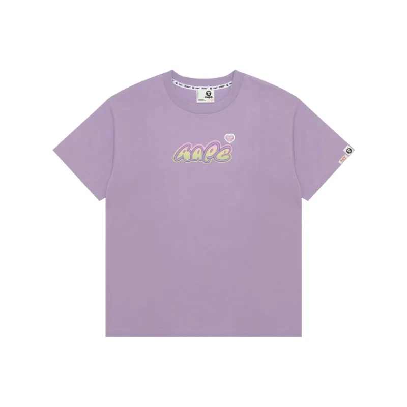 Aape Logo print T shirt-4