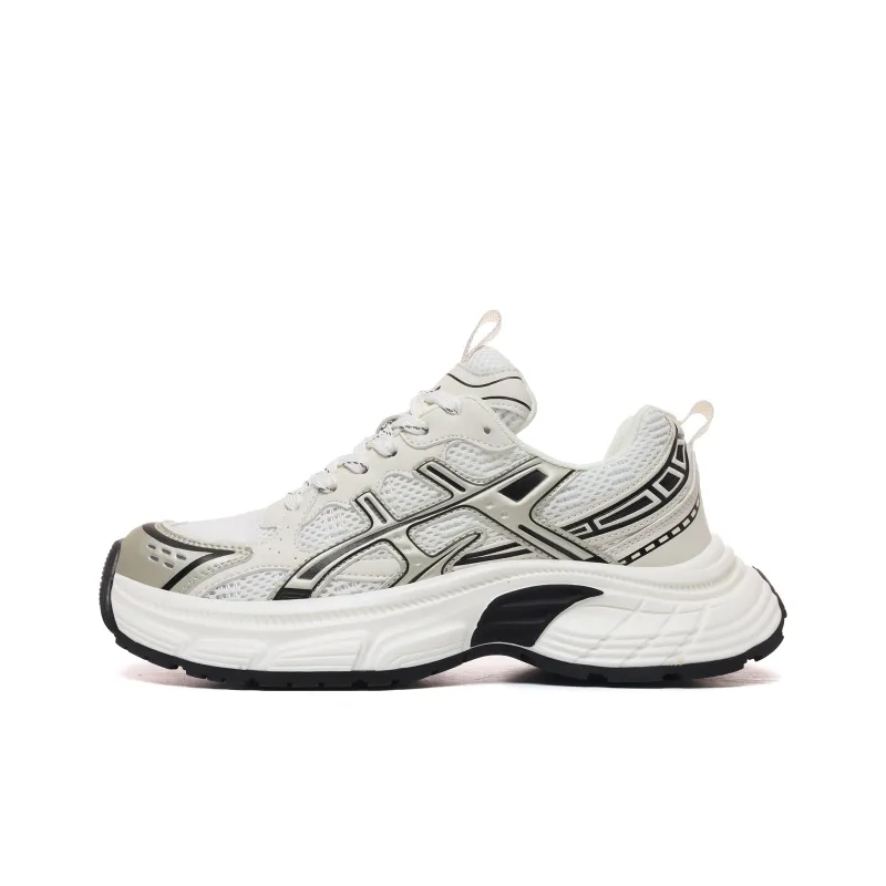 CEDAR HAN Slip Resistant, Breathable, Lightweight Low Top Chunky Sneakers Men's-4