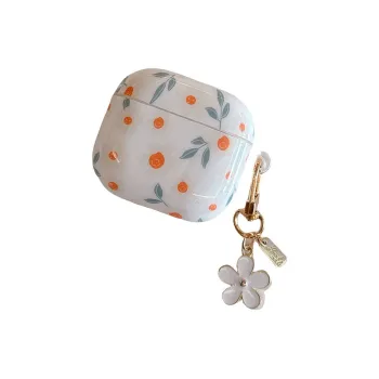 Baohuguang Compatibility Apple AirPods 1/2/3/Pro/Pro 2/4 TPU Cute Fashion Minimalist Style Small Floral Headphone Cases