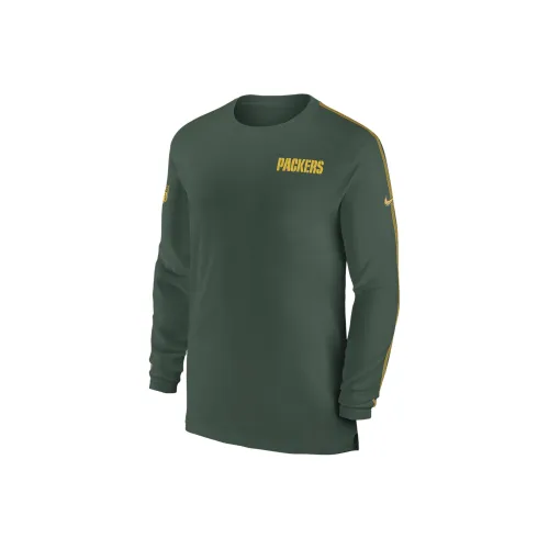 Nike Green Bay Packers Sideline Coach Men's Nike Dri FIT Nfl Long Sleeve Top