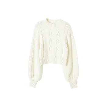 XIANGYING Sweaters Women's Beige