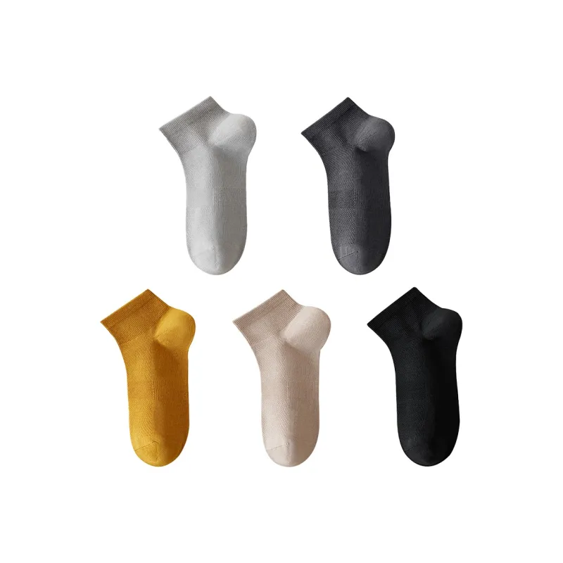 H YXIANG Ankle Socks Men's 5 Pack-14