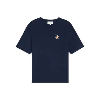 Maison Kitsune Speedy Fox Patch Crewneck T Shirt