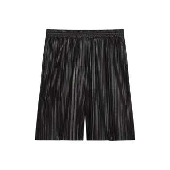 Helmut Lang Leather Shorts