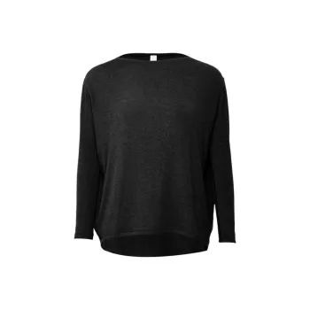 Lululemon Back In Action Drop Shoulder Sleeve T Shirt Women's Black Gray