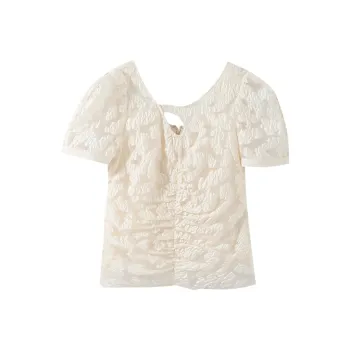 YUMOMO STAR Shirts Women's Frost Apricot