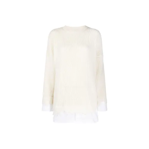 MM6 Maison Margiela Distressed finish Shirt underlayer Sweatshirt