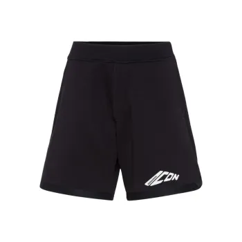 DSQUARED 2 Icon Logo Printed Sweat Shorts