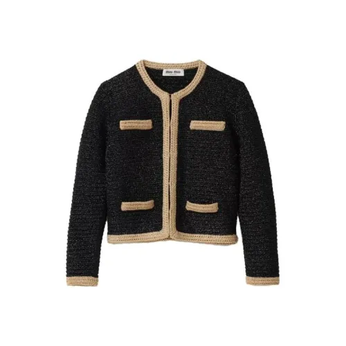 MIU MIU Calvin Courage Crewneck Cardigan