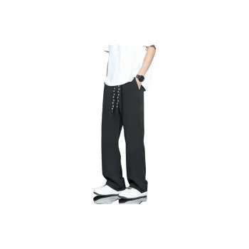 HOKLV Casual Pants Unisex Black