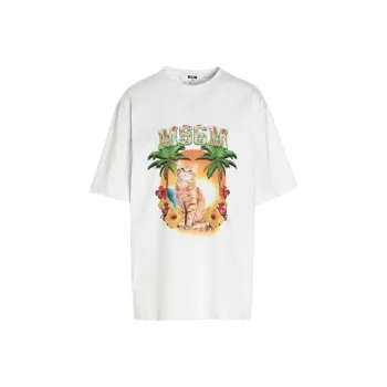 MSGM T Shirts Women's White