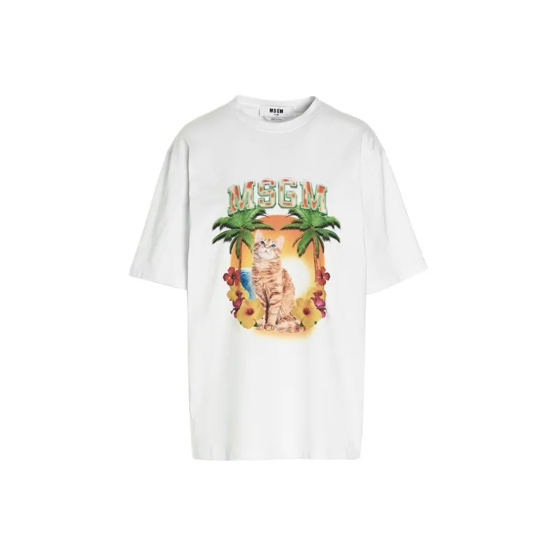 MSGM T Shirts Women's White-0