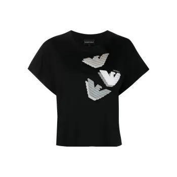 EMPORIO ARMANI T Shirts Women's Black