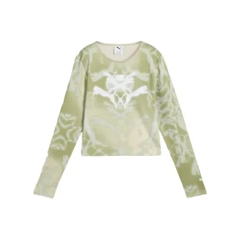 PUMA Playera De Manga Larga Para Mujer Dare To
