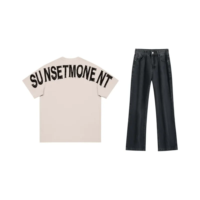 SUNSETMONENT Casual Sportswear Unisex-16