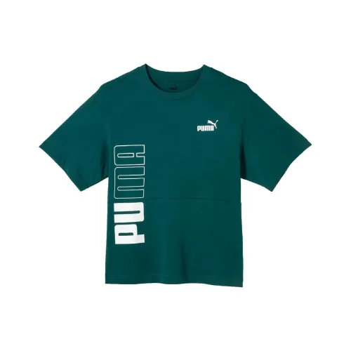 PUMA T Shirt Women's Christmas Green