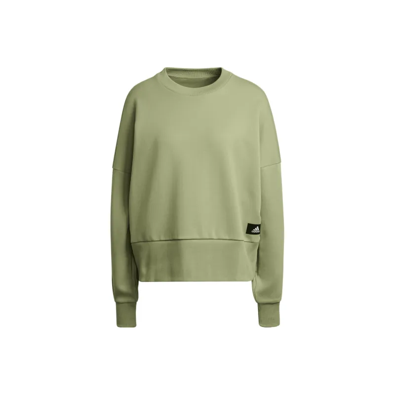 Adidas Sweatshirt Women's Lime Green-0
