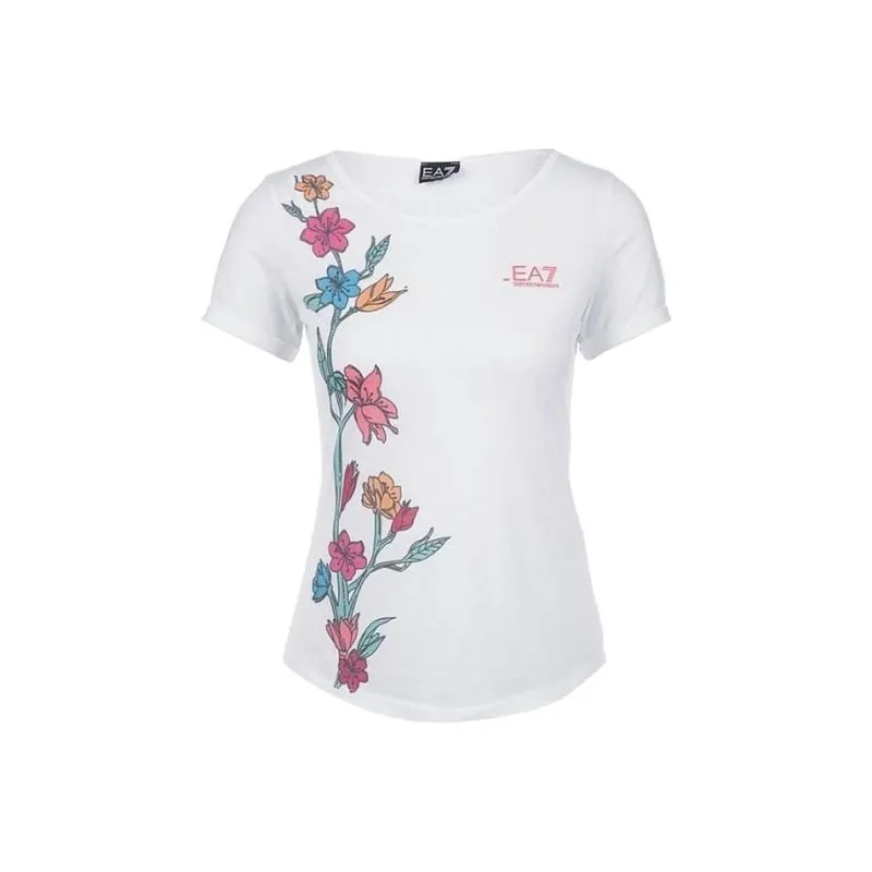 EMPORIO ARMANI EA7 T Shirts Women's White-0
