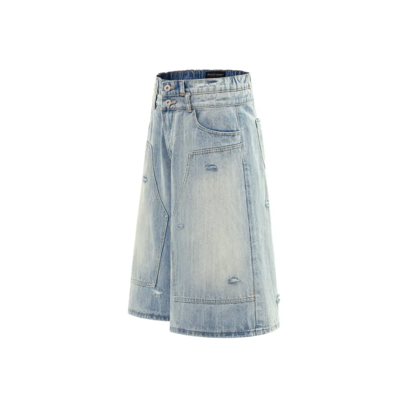 JASONWOOD Casual Shorts Unisex Ice Blue-1