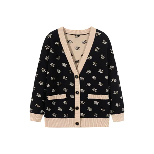 EICHITOO Knitwear Women's Black Pattern