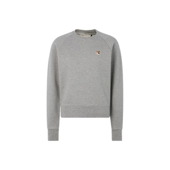 Maison Kitsune Woman Cotton Sweatshirt Grey-0