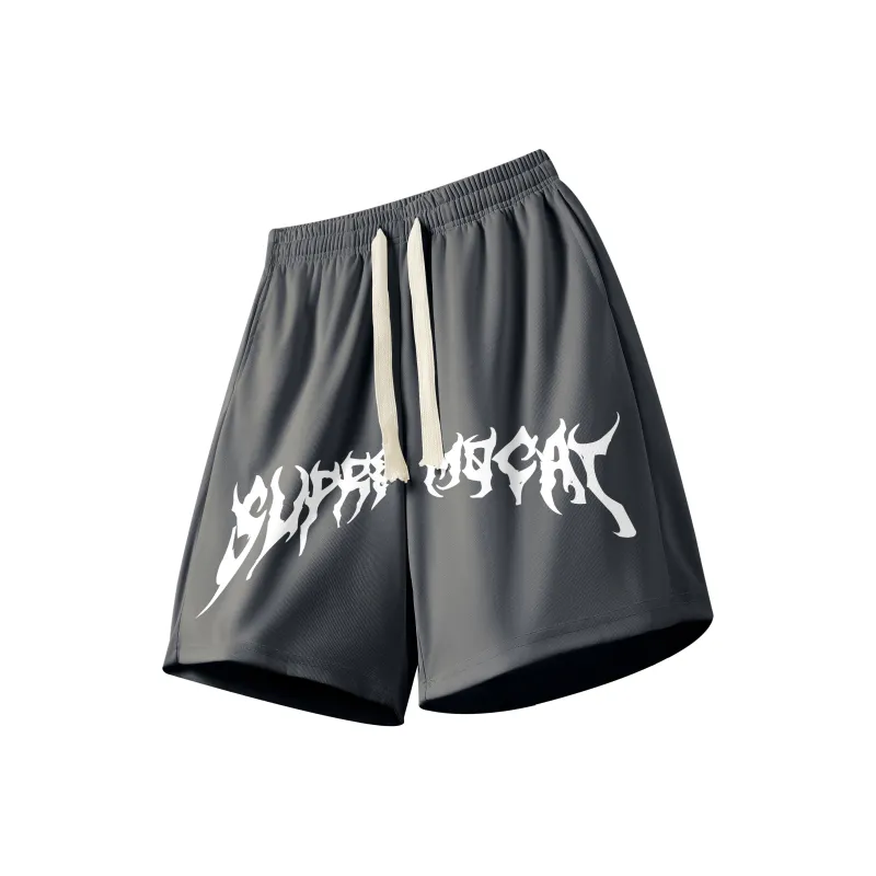Supremo Cat Casual Shorts Unisex-2