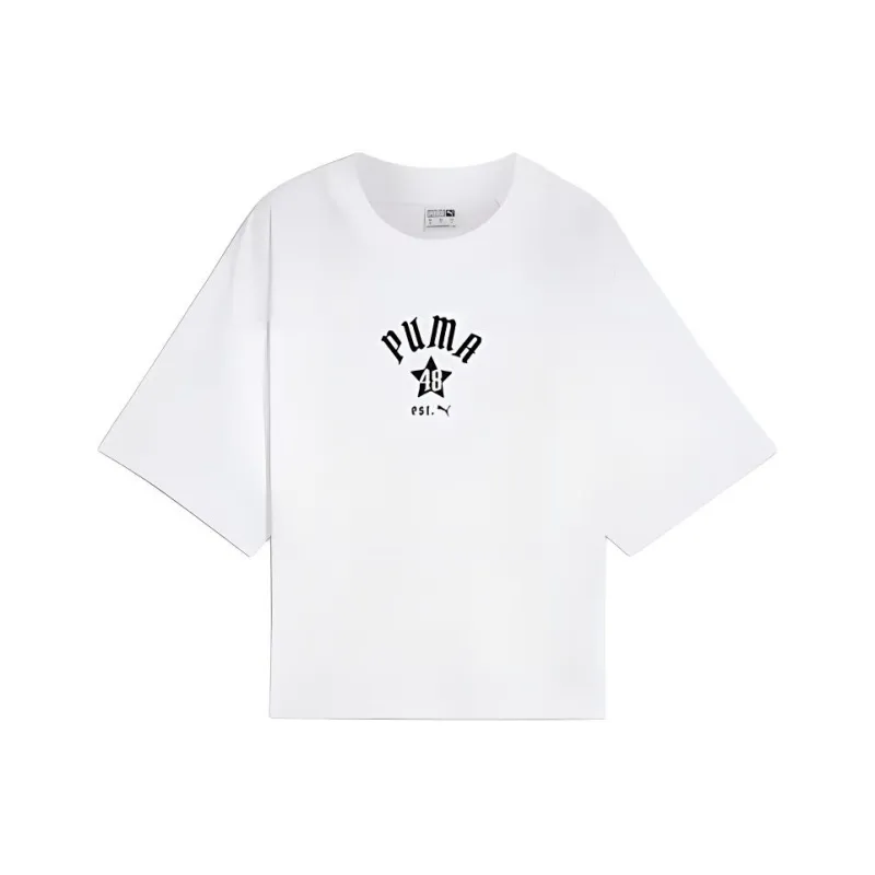 PUMA Camiseta Holgada Classics Play Loud Para Mujer-0