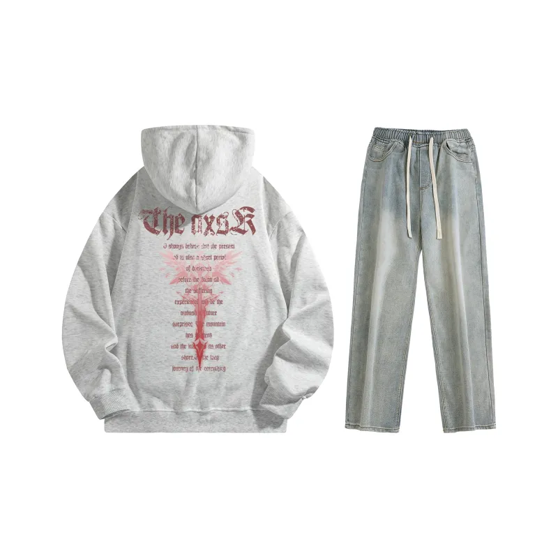 A.X.S.K Sweatshirt Sets Unisex-139