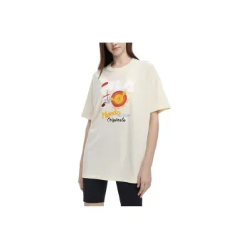 FILA T Shirt Women's Oil Wax Yellow