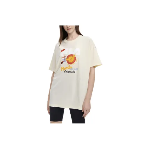 FILA T Shirt Women's Oil Wax Yellow
