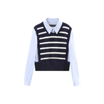 A Paradise For Awakening Sweater Women's Navy Blue