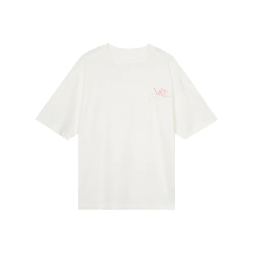 Nike Sportswear Retro Letter Logo Print Oversized T Shirt White