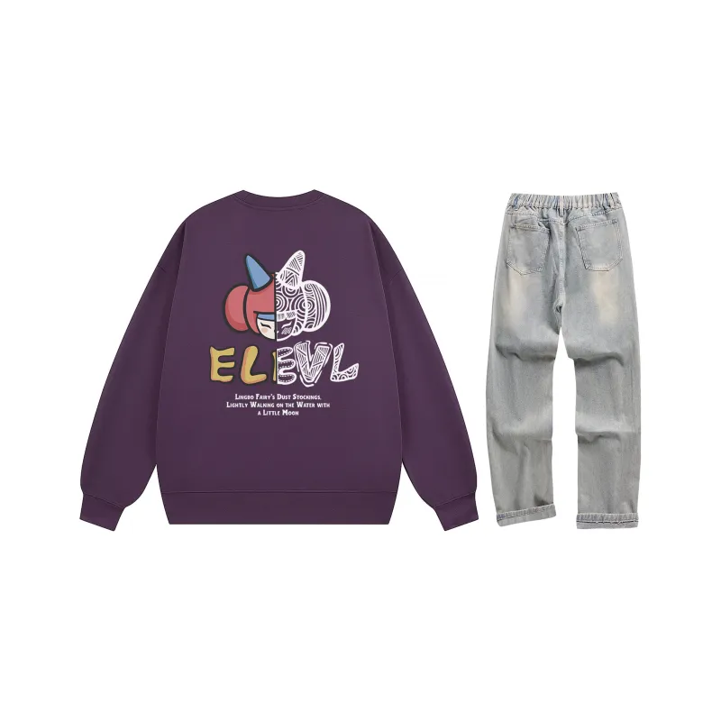 LEVEL Sweatshirt Sets Unisex-36