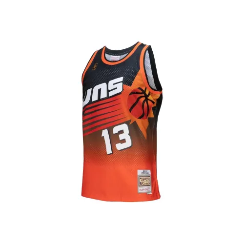 NBA Phoenix Suns Mitchell & Ness Steve Nash Basketball Jerseys Men's Orange