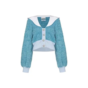 GANNI SS22 Knitwear Women's Blue