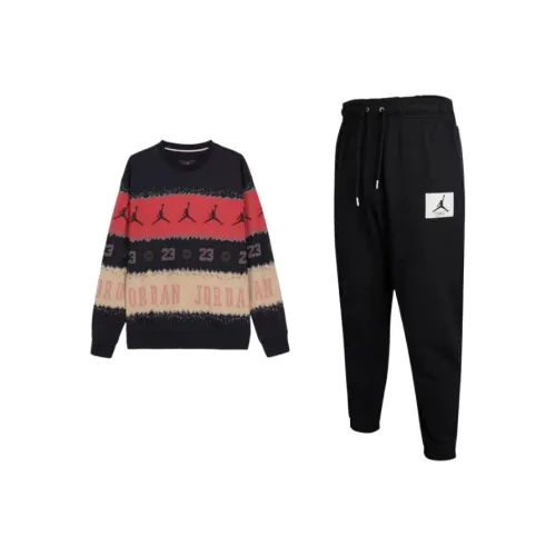 Jordan Sweatshirt Set Men's Black