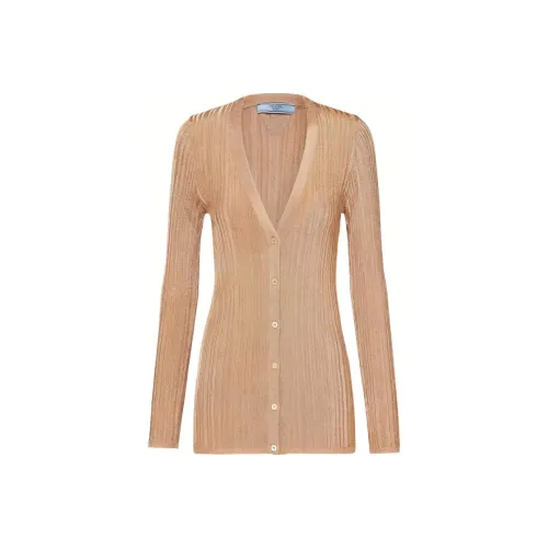 PRADA Holiday Knitwear Women's Gold