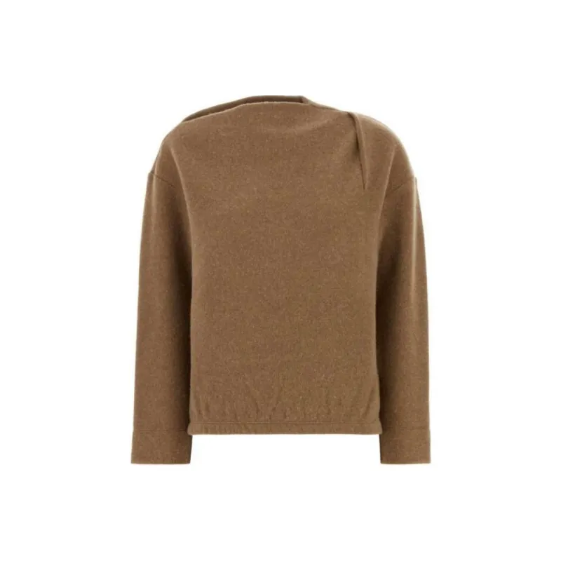 MaxMara Oxa Asymmetrical Cut Sweater-0
