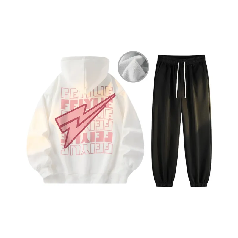 Feiyue Sweatshirt Sets Unisex-15