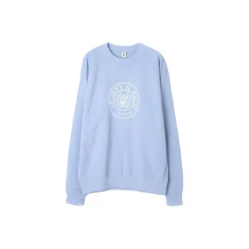 SPORTY & RICH Connecticut Crest Crew neck Sweatshirt