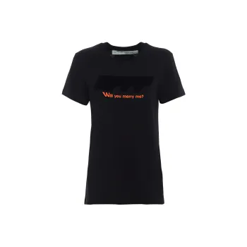 OFF WHITE T Shirts Women's Black