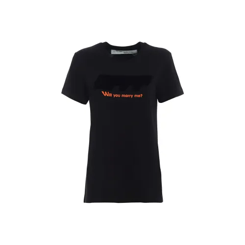 OFF WHITE T Shirts Women's Black