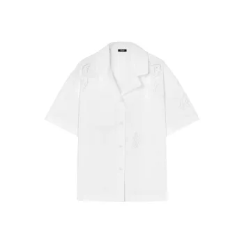 VERSACE Sangallo Embroidered Short Sleeved Shirt