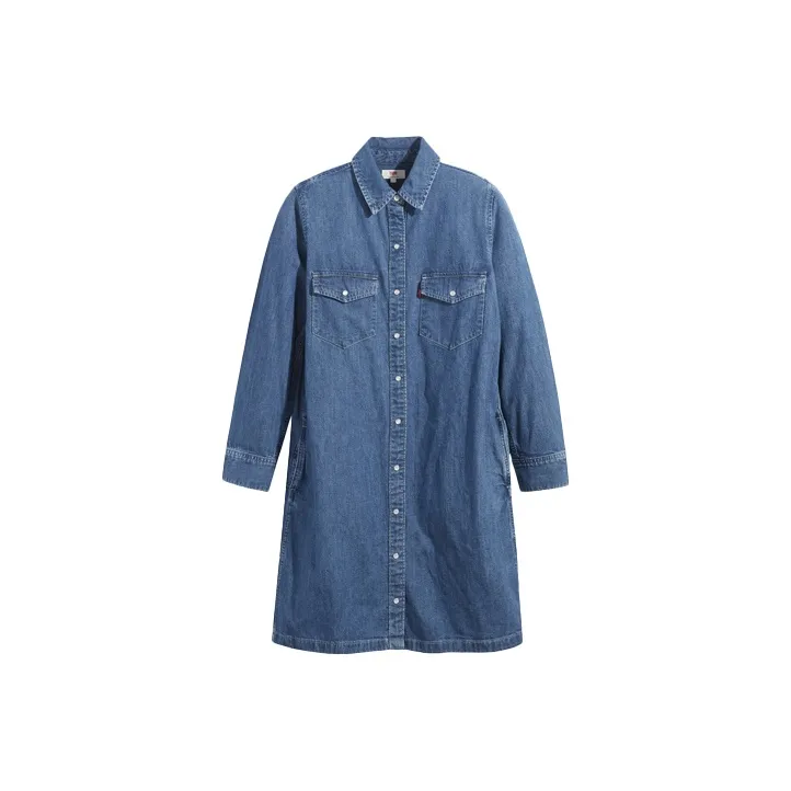 Levis Shirts Women's Denim Blue-0