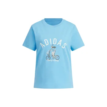 Adidas T Shirts Women's Blue