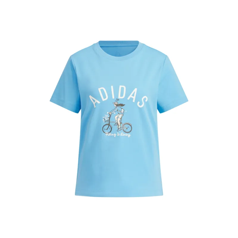 Adidas T Shirts Women's Blue-0